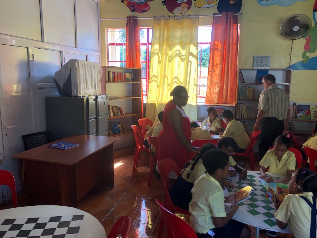 En classe à la Baie aux Huitres.