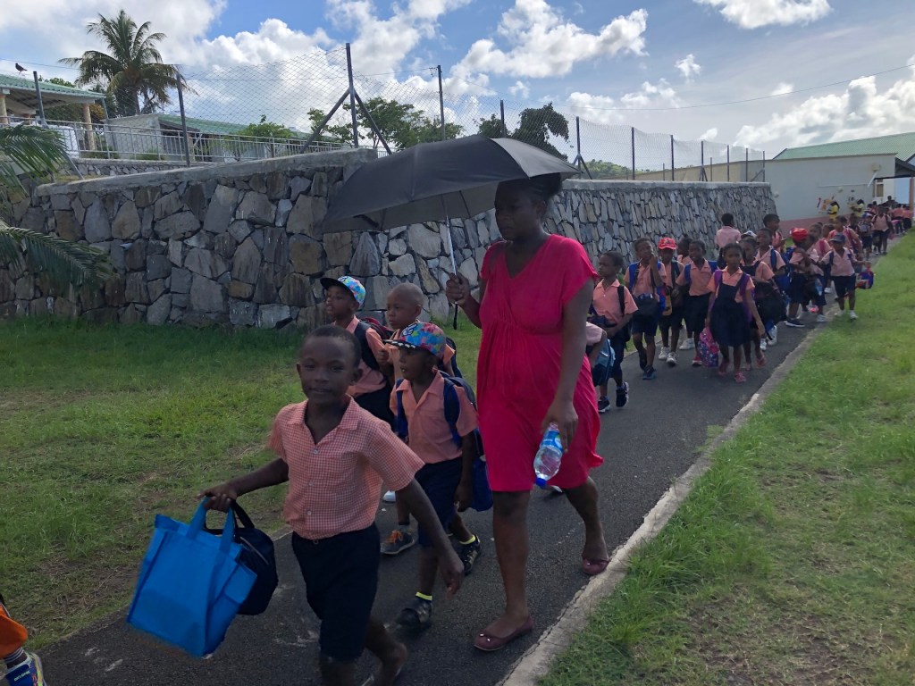 Fin de journée à Montagne Charlot.