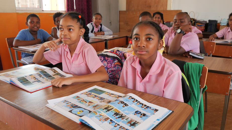 A l'école Marc-Etienne Roche Bon Dieu.